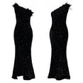 thumbnail image 2 of Elegant Sequin Dresses for Wedding Guest One Shoulder Maxi Gowns Dress for Women, 2 of 8