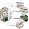 thumbnail image 6 of Sage Green Ombre Waterproof Fabric Shower Curtain,Modern Abstract Geometric Art Waterproof Fabric Shower Curtain for Bathroom Curtains Bathtubs Hotel Shower Curtains with 12 Hooks Extra Long 72x96, 6 of 8