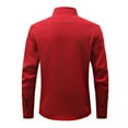 thumbnail image 3 of Men's Solid Color Business Shirt Multi-Use Long Sleeve Dress Shirts Regular Fit Casual Slim Fit Shirts, 3 of 5