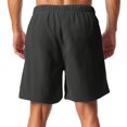 thumbnail image 3 of GrmtClth Corduroy Shorts Men Elastic Waist Drawstring Big and Tall Cargo Short Relaxed Fit Vacation Golf Shorts 2026 Gym Athletic Shorts with Multi-Pocket Black L, 3 of 4