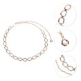 thumbnail image 4 of Unique Bargains 1 Pc Waist Chain Oval Adjustable Waist Cord for Women Gold Tone, 4 of 6