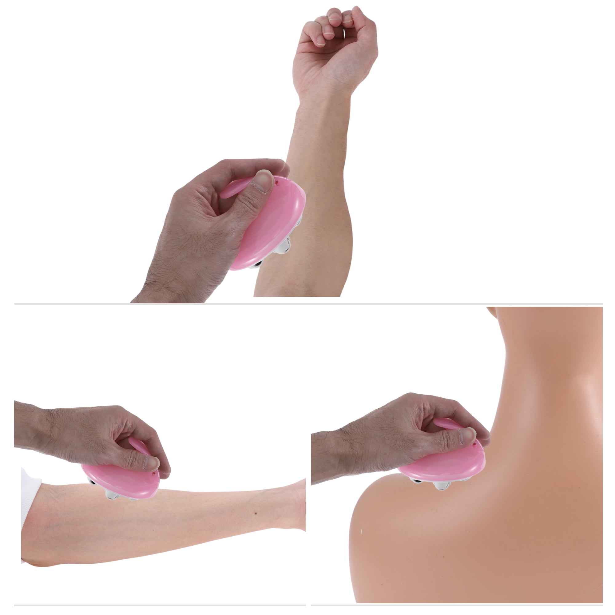 Unique Bargains Roller Massager Rabbit 3.66"x3.23" 1 Pc Pink