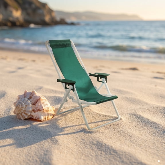 OUNONA 4- Folding Plastic Chairs Compact Lightweight Portable for Indoor Outdoor Use