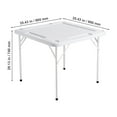 thumbnail image 6 of KFFKFF 35.4'' Foldable Multifunctional Square Game Table Portable Domino Game Table with 4Cup Holders/4 Chip Trays/Dominoes for Mahjong Poke Puzzles, 6 of 8