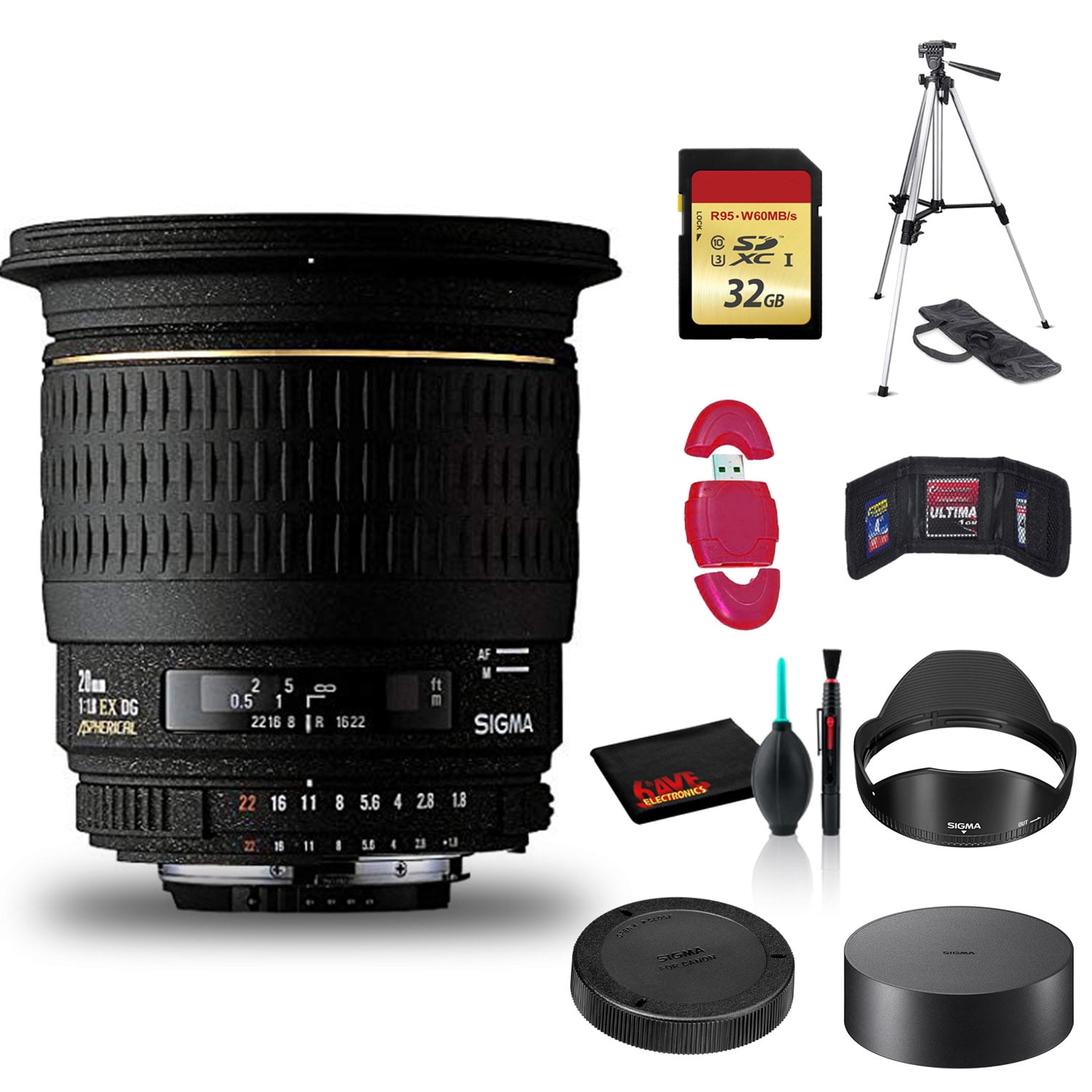 Sigma Wide Angle 24mm f/1.8 (D) EX Aspherical DG DF Macro Autofocus