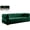 Green, variant on Meridian Furniture Gwen Grey Velvet Sofa