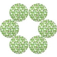 thumbnail image 3 of Coolnut Llama Round Placemats Waterproof Non-Slip Washable Place Mats Polyester Table Mats Set of 4 Heat Resistant for Home Kitchen Holiday Party Home Decor Gifts, 3 of 7