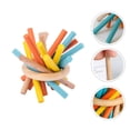 thumbnail image 2 of SHISUYAN 1 Set Wooden Toy Colorful Balance Beam Stick Toy Educational Toy for Children, 2 of 8