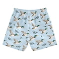 thumbnail image 2 of Mallard Ducks Leaves Pattern Swim Trunks Quick Dry Beach Pool Board Shorts Lightweight Stylish Print Sizes 2T to XL, 2 of 8