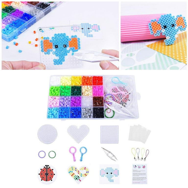 Puzzle 5mm Bead , Pixel Art Bead, Craft Beads for Adults and DIY Enthusiasts with Pegboards, and Ironing Paper, Size: 5 mm