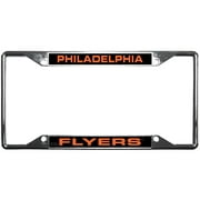 Philadelphia Flyers Sparo Chrome License Plate Frame with Laser Inserts - No Size