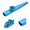 thumbnail image 4 of Unique Bargains Blue Kazoo Musical Instrument Aluminum Alloy with Beautiful Cylindrical Box 2 Pack, 4 of 7