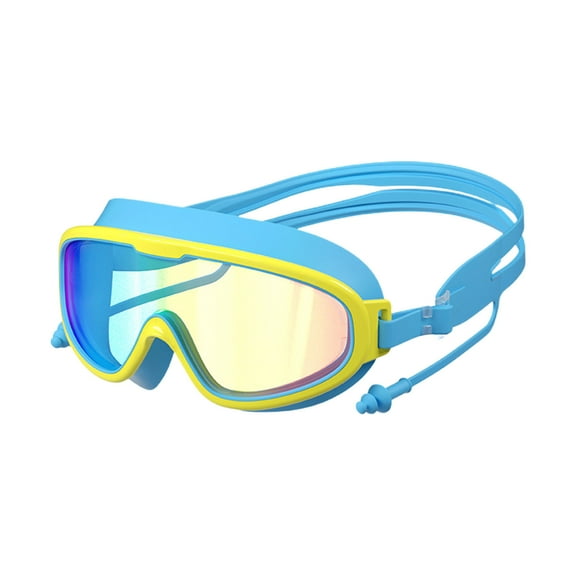 Ovzne UV Waterproof Anti Fog Swimwear Eyewear Swim Diving Water Glasses Adjustable Swimming Goggles For Kids 6-14