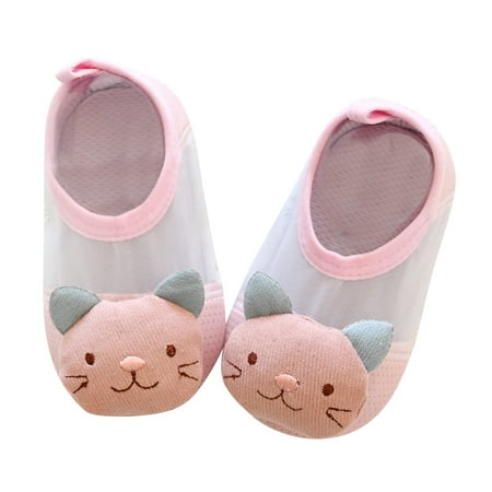 

niuredltd boys girls socks toddler breathable cartoon mesh the floor socks barefoot socks non slip shoes size s