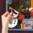 thumbnail image 6 of Double-Sided Christmas Window Stickers - Festive Santa Claus Cling Glass Film for Holiday Decor, Reusable & Easy to Apply, Adhesive Wall Decals for Doors, Mirrors & Cabinets, 6 of 9