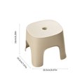 thumbnail image 3 of Taburete de plástico antideslizante para niños y adultos - Taburete de ducha de baño engrosado, taburete antideslizante para niños, para casa, acampada y playa, 3 of 8