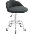 thumbnail image 1 of Curved Back Bar Stool Covers 2/4 PCS Stretch Low Back Chair Protectors Modern Solid Color Pub Counter Round Bar Stool Slipcovers for Kitchen Dining Room Cafe(Dark Gray,4PCS), 1 of 7
