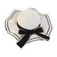 thumbnail image 2 of Sombrero de playa Yinane ala ancha moderno Rosa, 2 of 5