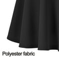 thumbnail image 5 of Women's Black and White Basic Multifunctional Elastic Horn Casual Mini Skating Skirt Lining Pleated Skirt, 5 of 6