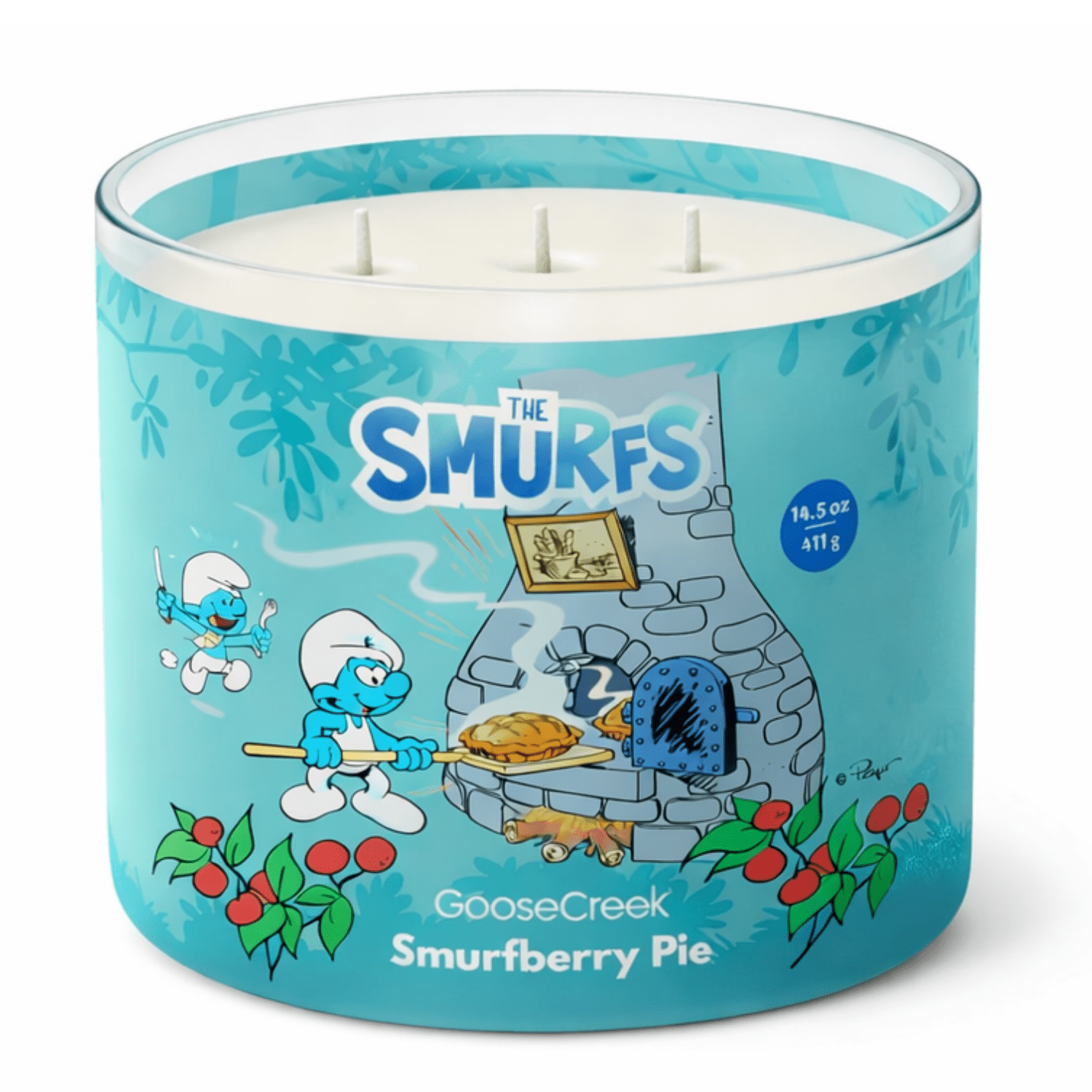 Smurfberry Pie Scented Candle – Berry and Baked Crust Fragrance