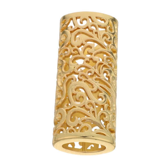HONMEET Outdoor Metal Lighter Case with Hollow Pattern Design, Stylish Golden Protective Cover for Lighters