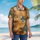 thumbnail image 3 of Fotbe Antique Map Adventure Scene Camisa Hawaiana para Hombre Unisex – Camisa Casual de Verano con Botones de Manga Corta de Algodón y Lino,Large, 3 of 7