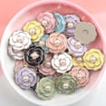 thumbnail image 4 of BUYISI Diy Projects Diamond Flower Embellishment Flat Back Design Rhinestone Flower Pearl Embellishment Diy Wedding Scrapbook Is Black, 4 of 5