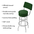 thumbnail image 3 of Trademark Gameroom Green Bar Stool with Back Rest, 3 of 5