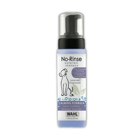 - Wahl Waterless No Rinse Dog Shampoo Lavender Chamomile, 7.1-oz 820014