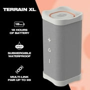 Skullcandy Terrain Bluetooth Speaker, IPX7 Waterproof Portable Speaker, 14 Hour Battery, Nylon Wrist Wrap, True Wireless Stereo