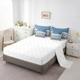 thumbnail image 5 of Manfei Bohemian Aztec Twin Bedding Sets 7-Piece for Teens Boys Girls,Polka Dots Bedding Comforter Set Microfiber,Hippie Tribal Breathable Sheet Sets,Ultra Soft Home Decor,Reversible, 5 of 8