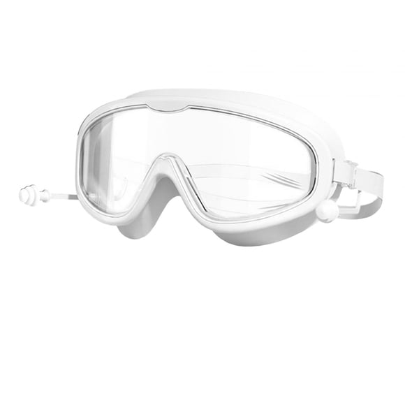 Gafas de natación para , gafas de buceo, antiniebla, silicona suave, profesional, grande Blanco Zulema Gafas de natación para niños