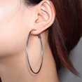 thumbnail image 1 of Womens Oversized Multi Earrings Big Round Large Hoop Earring Jewelry, 1 of 5