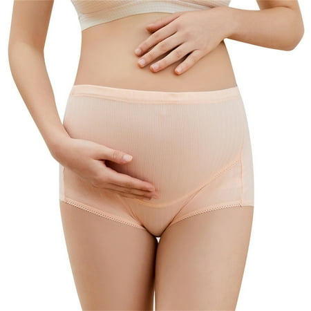 Bnwani Women s Underwear Womens Seamless Underpant Flash Deals Cotton High Waist Maternity Panty 2XL