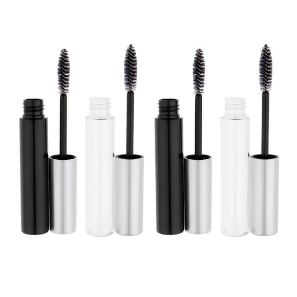 Tubos de la mascara vacíos Zulema 10 Ml 4 Piezas con Varilla de pestañas