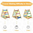 thumbnail image 6 of Costway Climbing Triangle Ladder, Wooden Triangle Climber, Educational Triangle Climber, 6 of 11