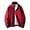 Red, variant on Mens Lightweight Jackets Stitching Drawstring Hooded Slim Fashion Jacket Coat Outwear