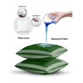 thumbnail image 5 of Waterproof Outdoor Throw Pillows with Inserts 12"x20", Green Greek Key Soft Decorative Pillowcases for Couch Bedroom, Geometric Greece Ancient Farmhouse Geo Pillow Covers for Sofa Living Room, 5 of 8