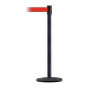 TENSABARRIER 890B-33-89-89-STD-NO-R5X-C Barrier Post with Belt,7-1/2 ft. L,Red