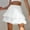 White, variant on Women's High Waisted Flowy Shorts Boho Ruffle Skorts Pleated Tennis Beach Short Casual Summer Tiered Skirt