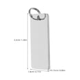 thumbnail image 2 of OHOIOLLA 5Ud Etiquetas Metálicas En Para Equipaje Con Anilla Resistente De Inoxidable, 2 of 8