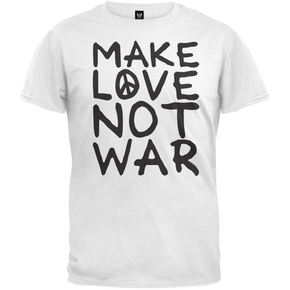 Make Love Not War White T-Shirt