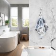 thumbnail image 6 of Elegant Monochromatic FloralsBath Towel 100% Cotton Soft Thick High Absorbency Hand Face Towel Single Pack 16x28in, 6 of 7