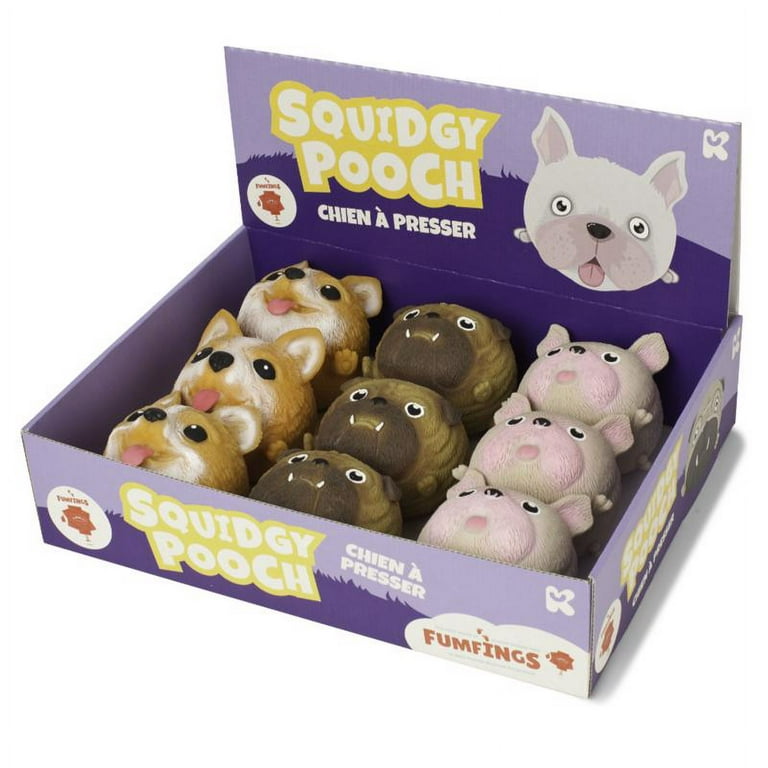 犬　初期　ぬいぐるみSquidgy Puppy 希少 Keycraft Squidgy Pooch Assorted - Walmart.com