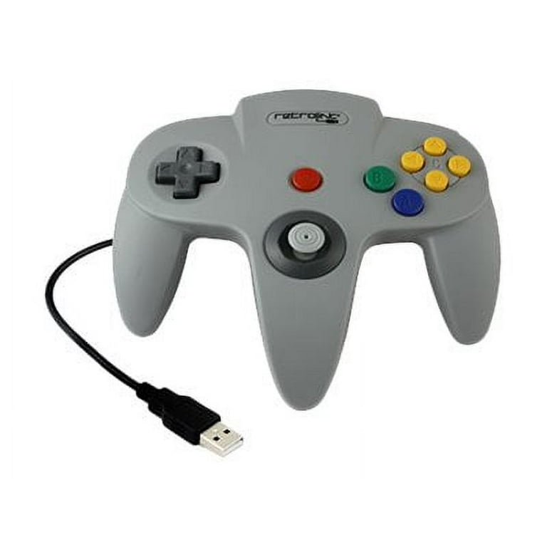 Retrolink - Gamepad - 10 buttons - wired - gray - for Nintendo 64