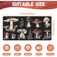 thumbnail image 2 of Psychedelic Mushrooms Desk Mat, Large Gaming Mouse Pad, 31.5"x11.8", Extended Big Computer Keyboard Mouse Pad with Non-Slip Base and Stitched Edge, 2 of 13