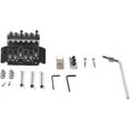 thumbnail image 4 of HUGFEGWE Electric Guitar Bridge System Metal Bridge for Rose Replacement(Silver) U2536-17344, 4 of 9