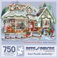 thumbnail image 2 of Bits and Pieces 750 Piece Shaped Jigsaw Puzzle for Adults Christmas Theme 20 x 27 in, 2 of 9