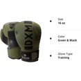 thumbnail image 3 of DXM SPORTS Boxing Gloves for Men & Women - Green & Black, 14oz, 3 of 8