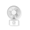 thumbnail image 3 of Máquina de refrigeración de escritorio ajustable para ventilador de escritorio ajustable de USB recargable Works Hoody Rooms Office Fecha de noche Accesorios Regalos Blanco sidaley HA059823-01B, 3 of 7